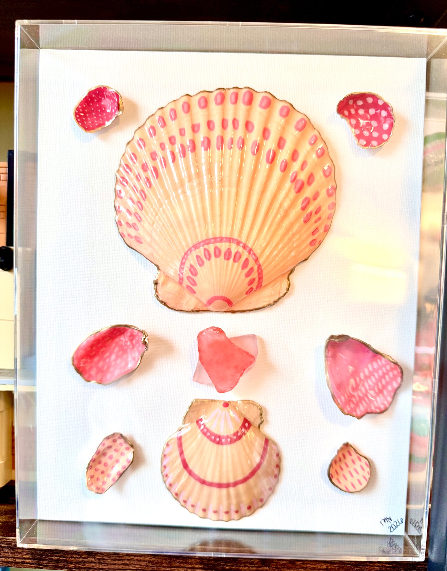 8x10 Pink Sands Acrylic Shadow Box