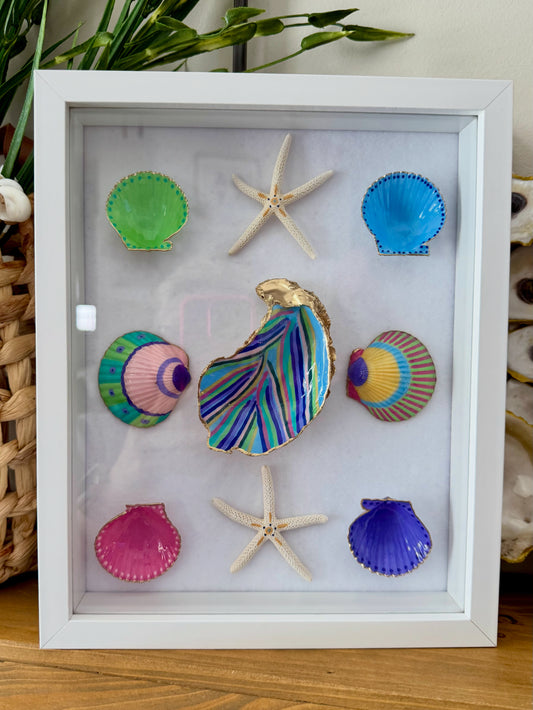 8x10 Tropical Hues Shadow Box