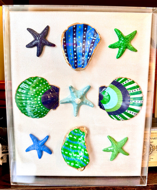 8x10 Acrylic Shadow Box Tropical Waters