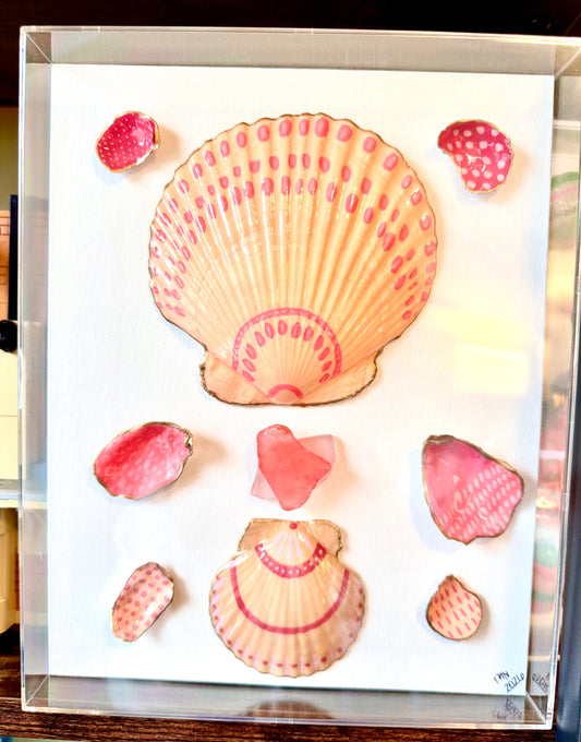 8x10 Pink Sands Acrylic Shadow Box