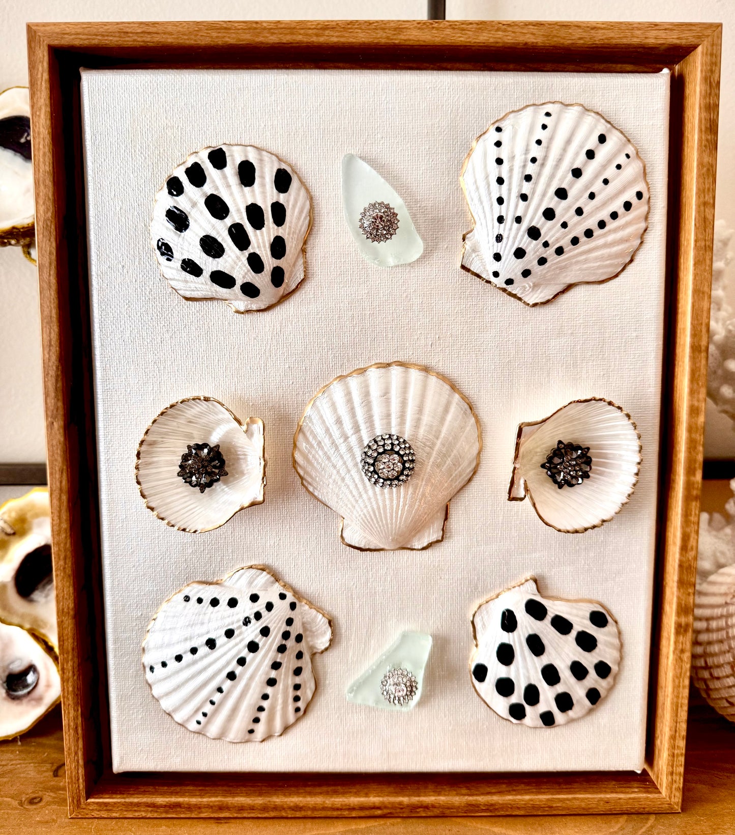 Classic 8x10 Floating Frame Shell Art