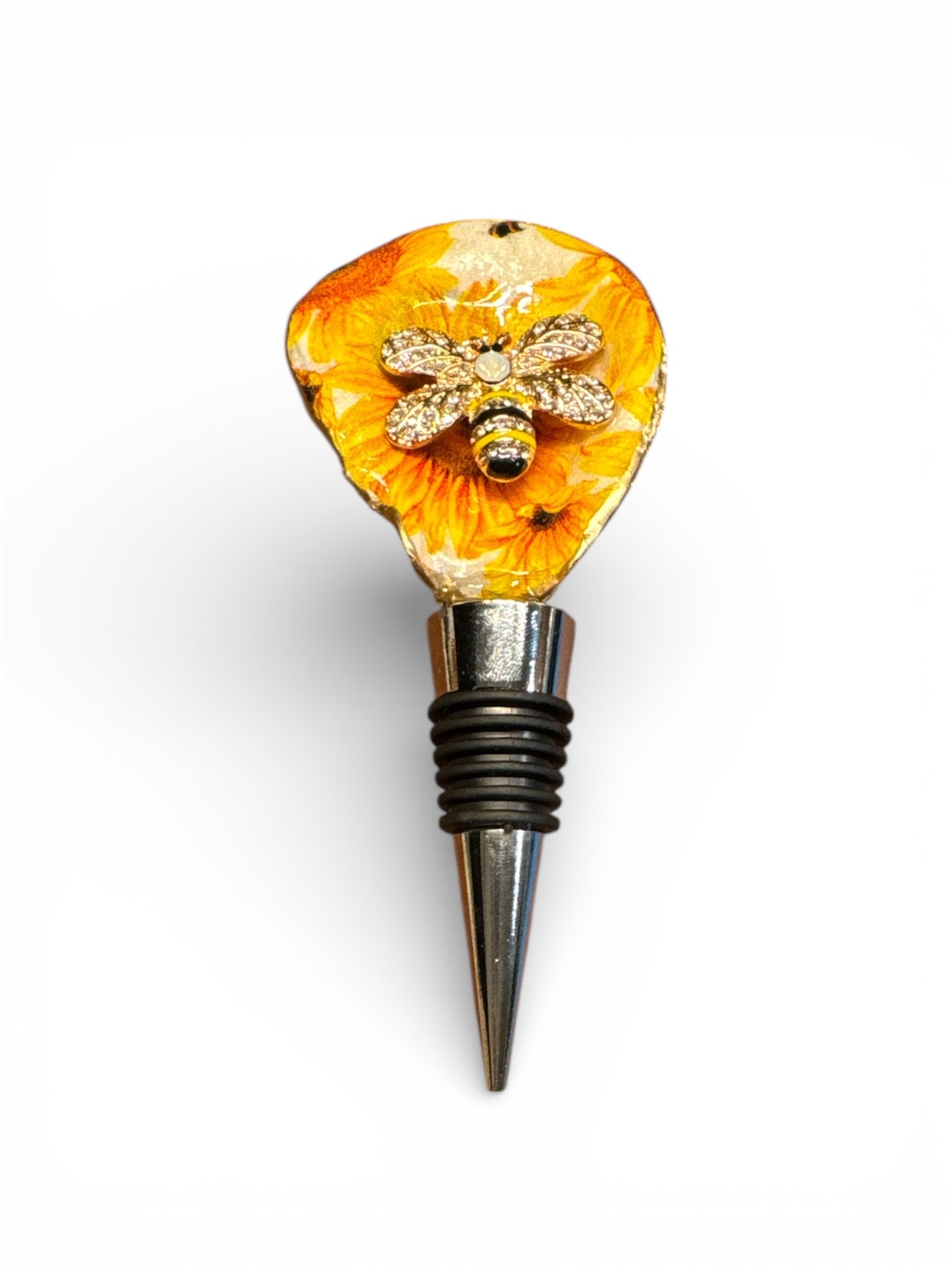 Crystal Bee Wine Stopper